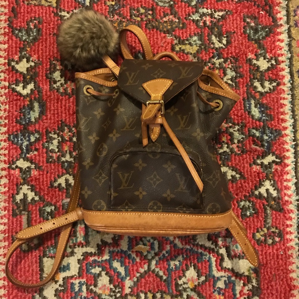 Louis Vuitton mini montsouris monogram backpack